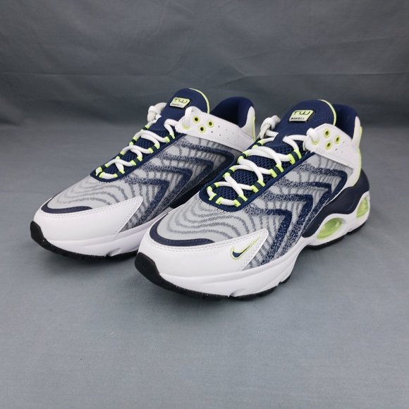 Nike Air Max TW Men's Running Shoes DQ3984 101 White Navy Gray Sizes -NO BOX TOP - Picture 4 of 10
